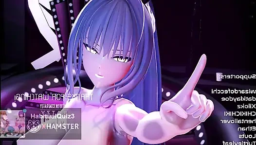 MMD R18 Скачать Kakudate Karin Kancolle секс Ntr хочу трахаться в групповом гэнгбэнге с глотанием спермы 3D, хентай публичный