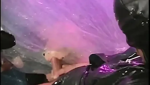 Nice cute blonde chick blows dick and gets lots of white cream in mouth