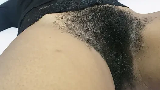 Newest Close Up Beautiful Hairy Pussy Lips