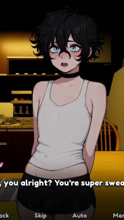 Mój femboy roommate z wielkim kutasem i wielką dupą – masaż stóp – gameplay | Klip 2