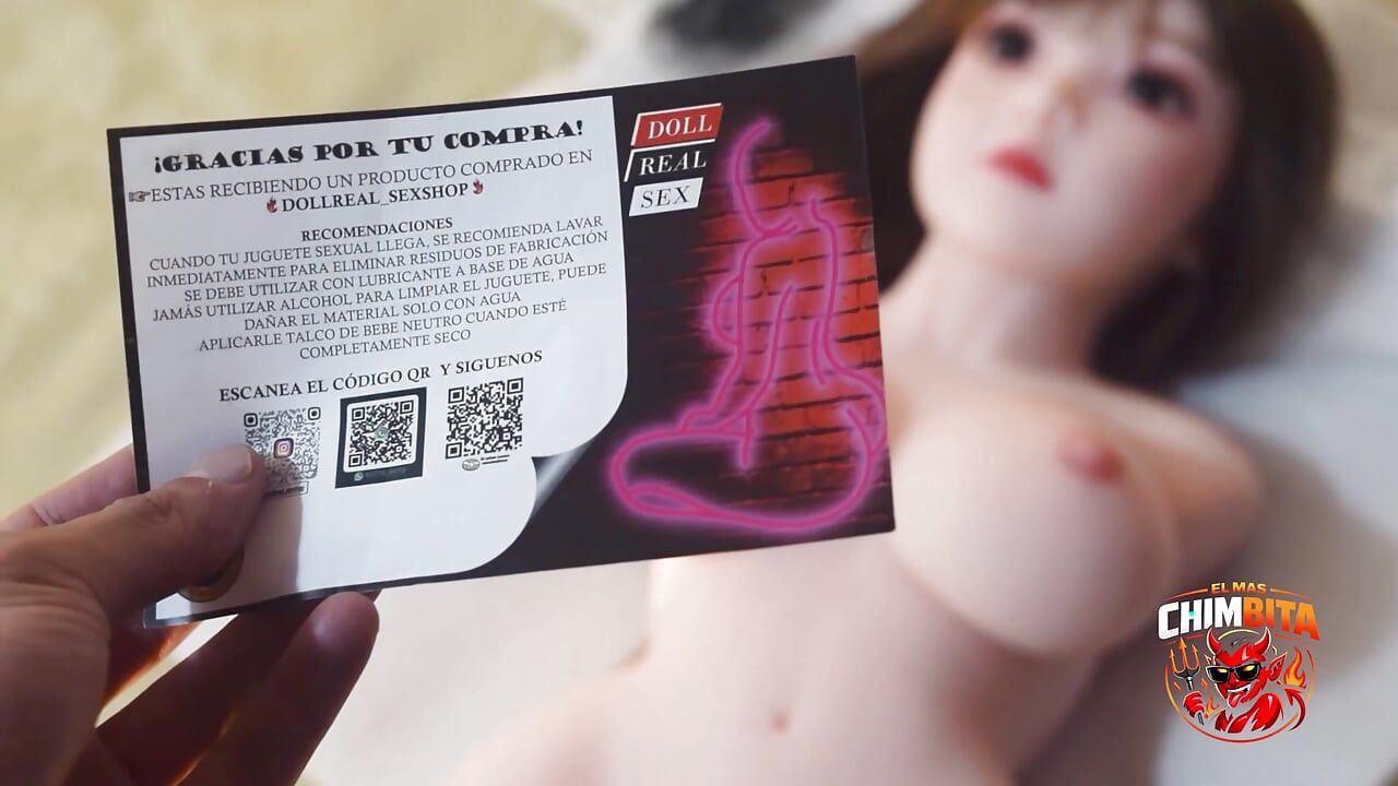 My birthday present finally arrived, unboxing my second sex doll Sandra Catalina and ended up in a hardcore threesome