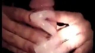 Long nails handjob