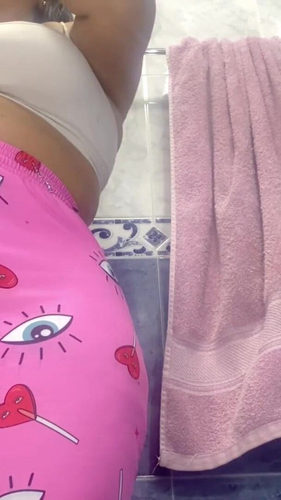 Emotional moment from "HUGE ASS OF BIG ASS LATINA WOMAN CAUGHT"