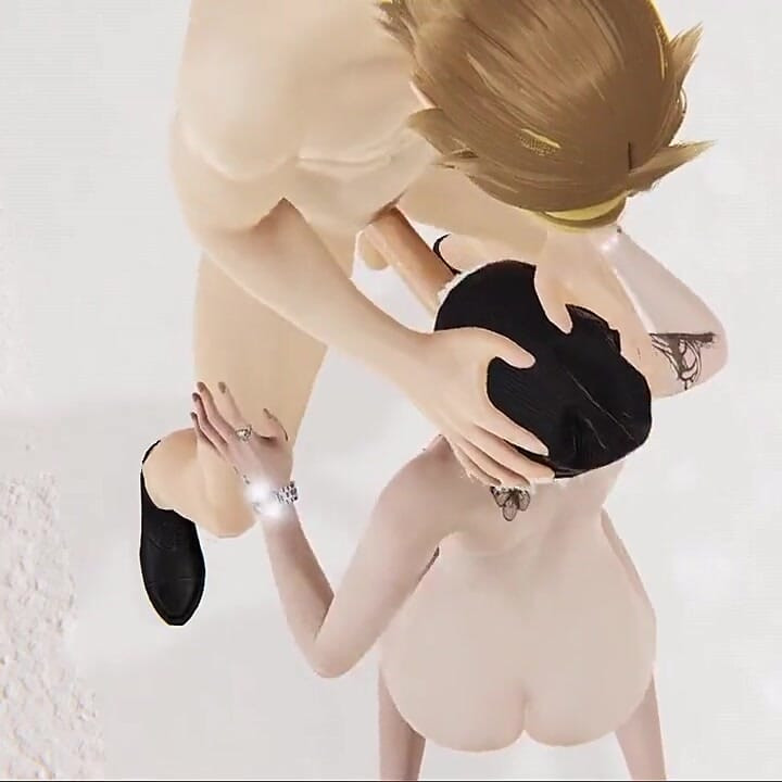 Yaoi Emo Femboy Blowjob in a Studio