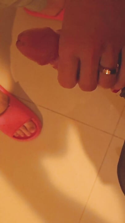 Masked Hotwife Gives Promised Blowjob and Titjob to Friend