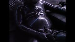 rubber pup drained by milking machine