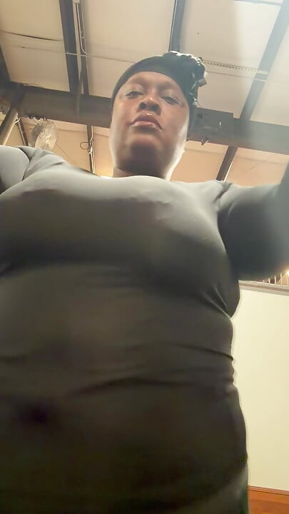 Ts Kayla working out at gym