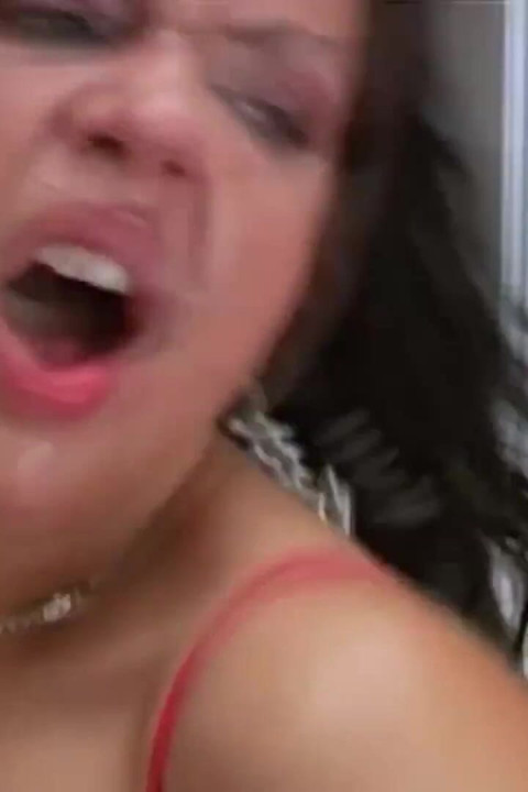 Nasty brunette milf taking it hard