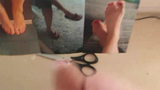 Cum tribute to wife of fussliebhaber95