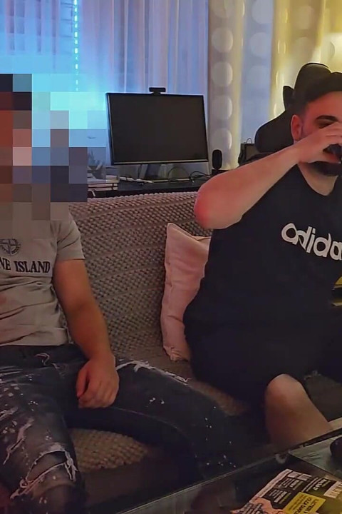 Big Dick Straight Turkish Buddy Get's More Comfortable - Mutual Jerk-off and Blowjob
