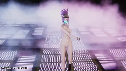 Aespa - Armageddon - Akali Sexy Naked Dance