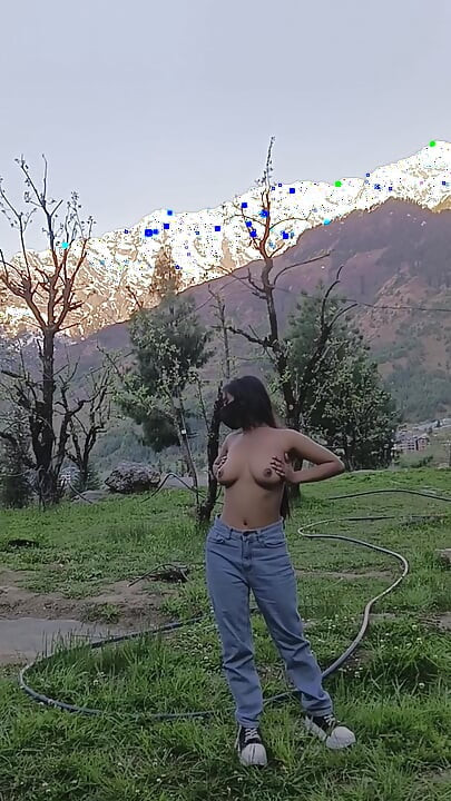 Part 2 - Desi outdoor sex with a stranger girl in the jungle.