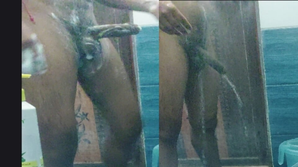 bathroom ke andar me hai Amit ka bahan ko yaad kiya Or unka Chhota chhota chheda me