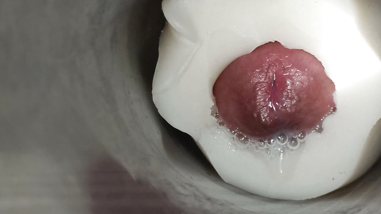 Internal view: vulva twitching and ejaculation 1
