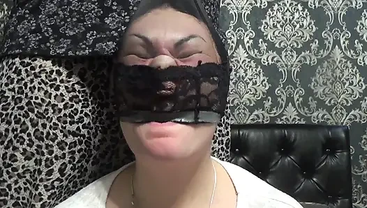 Nose fingering, face messing, silly faces, stockings on head, lips fetish! To Kate!