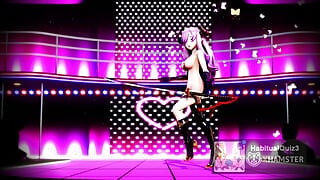 MMD R18 Narumeia Onee Chan À Issho, salope hentai sexy, veut jouir fort, hentai 3D