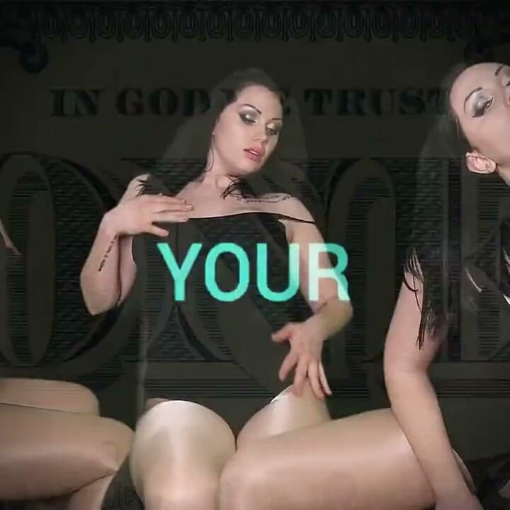 Financial mind fuck! Your hard throbbing dick is eager to pay!