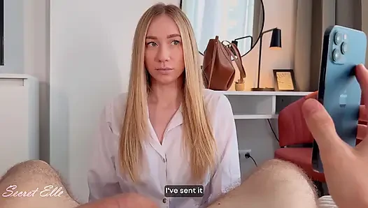 Nurse Refused Any Contact. 1000 Usd Later She Milks My Load Into the Test Cup