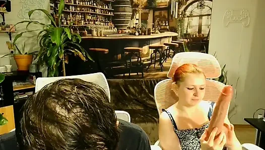 Ggtoyhao 11 inci kulup nyata movable dildo unboxing dan masturbasi