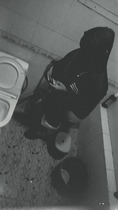 I saw everything my stepson was doing in the bathroom on the camera.