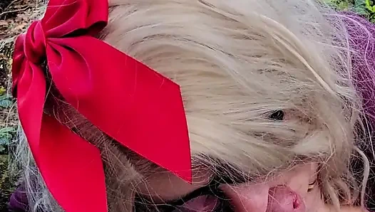 Sarışın kaltak babasının gavatını emiyor