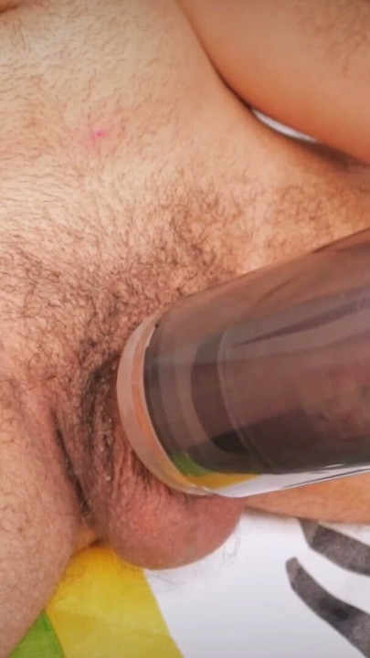 Free Video QUTOYS Mermaid automatic masturbator and penis pump on my big uncut cock makes me cum hard | Clip 1