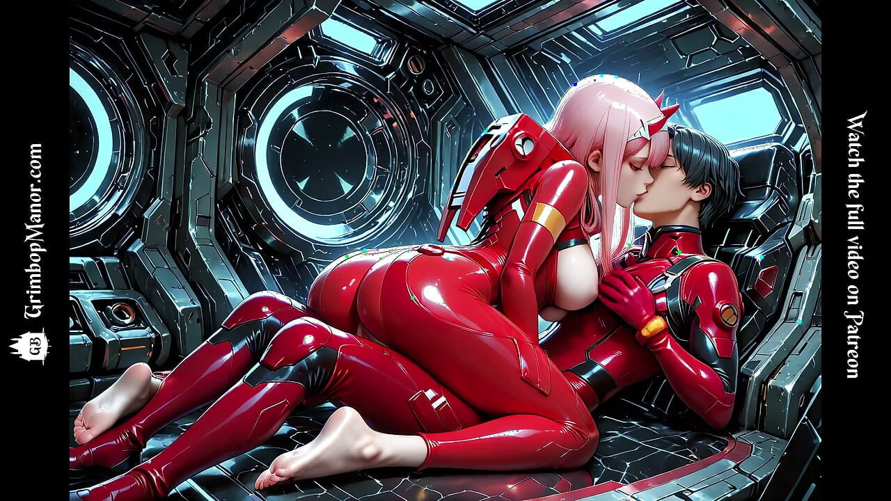 Zero Two sevgilisini franxx'in derinliklerine alıyor