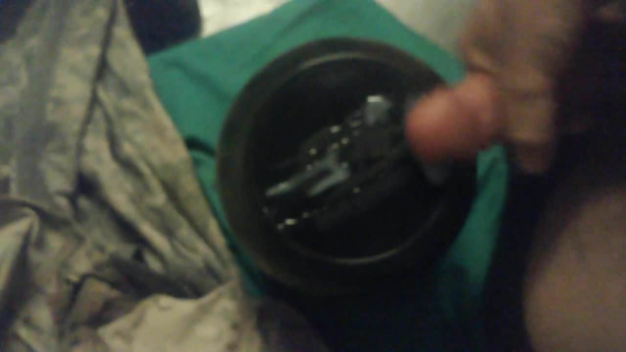 Masturbating
