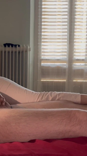 Thrilling moment from "Digestive and relaxing masturbation"