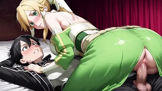 Kirito x leafa (sao)