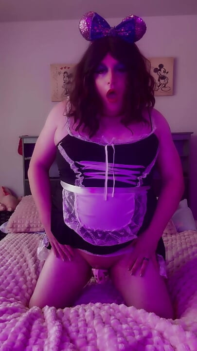 Damn! Shelby is a Desperate, Horny Sissy Maid!