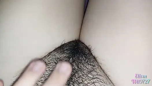 Playing with My Pussy with My Neighbor's Stepsister.