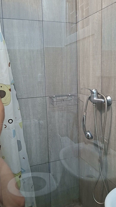 In the shower with my dick