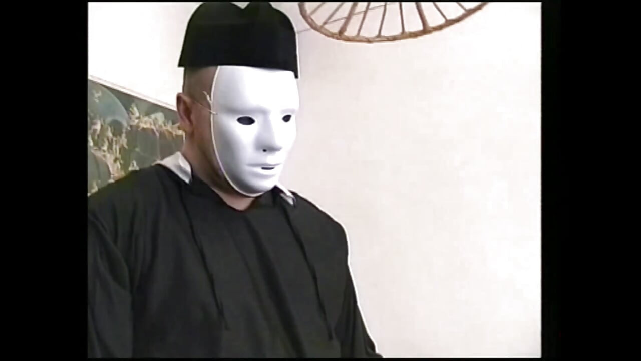 Sexy Brunette Hardly Fucked by a Masked Guy