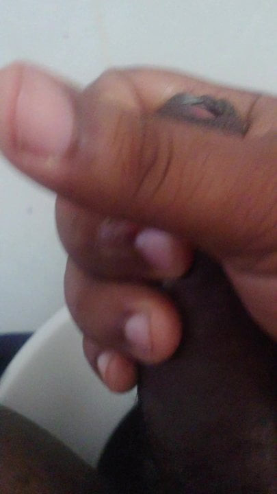 Masturbating in the bathroom