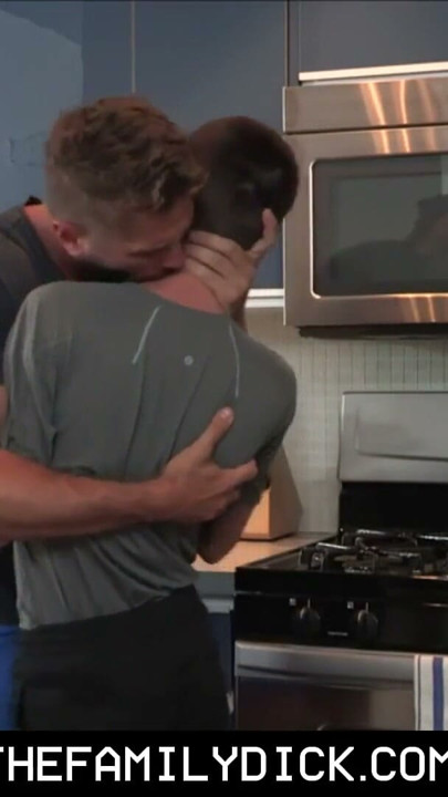 Skinny Twink Step Son Sex With Step Dad In Family Kitchen | Clip 1