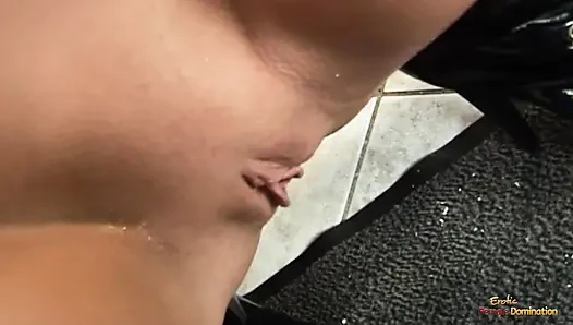 Girl masturbation is even hotter when there is bdsm intensity close by