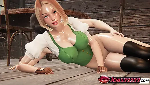 Hot Kaisha 3D Animation - Redhead Spooning Sex, Standing Fuck, POV Creampie Finish