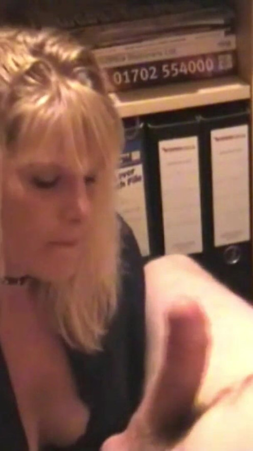 Sexy Milf Blows him in his office | Clip 1