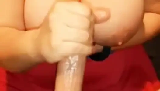 Jerking and riding my step sons big cock for the first time
