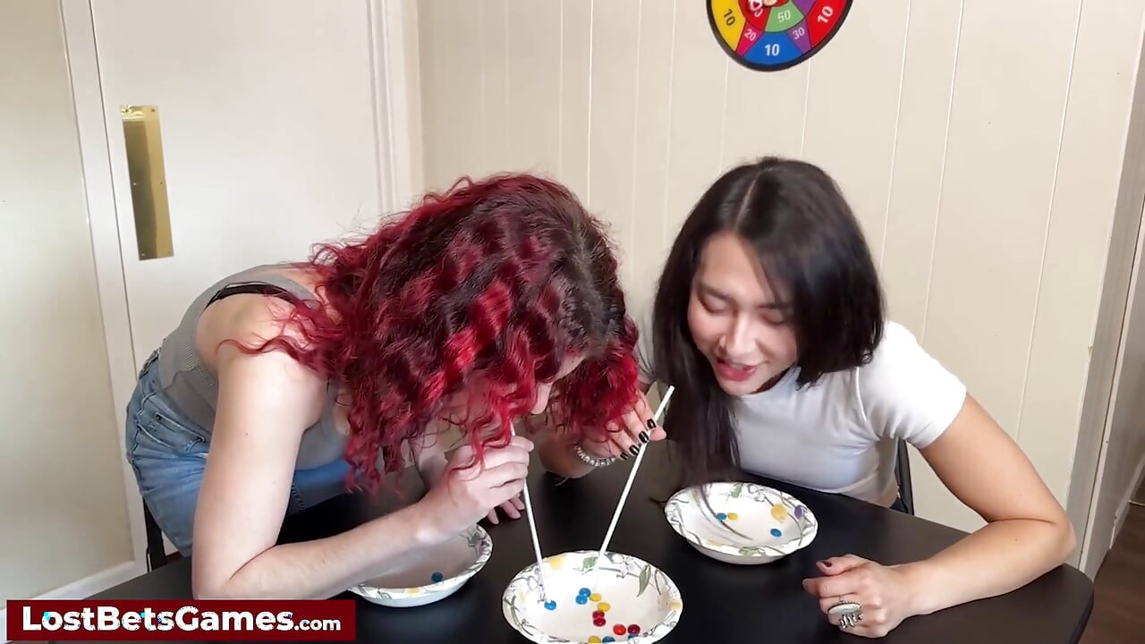 チョコレートストロー吸いゲームは笑いの交響曲でした