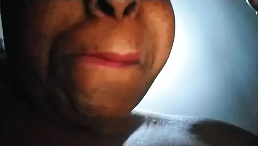 Let's see how deep my fingers go Teen(18+) shoves her fingers down her throat.