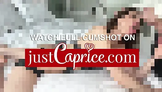 Married fan wears a condom to cheat on his wife, fucking my pussy with his big white cock - Little Caprice Fuck A Fan
