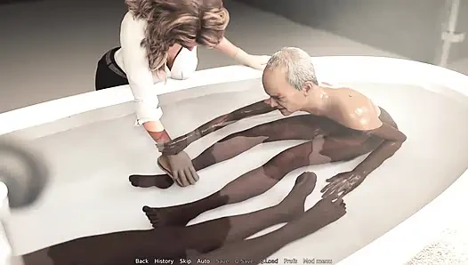 Awam Sophia and Amber - Arousing Moments While Caring for the Elderly - Part 1