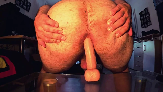 Long ass fuck with my new dildo named John