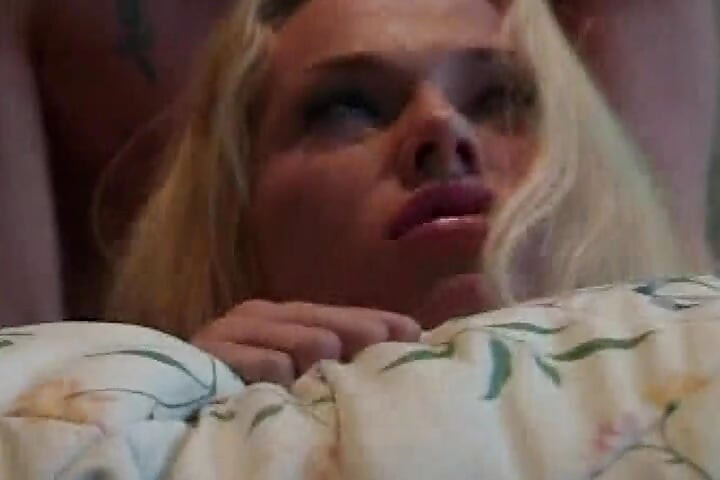 Beautiful blonde babe gets a facial after intense pussy fuck