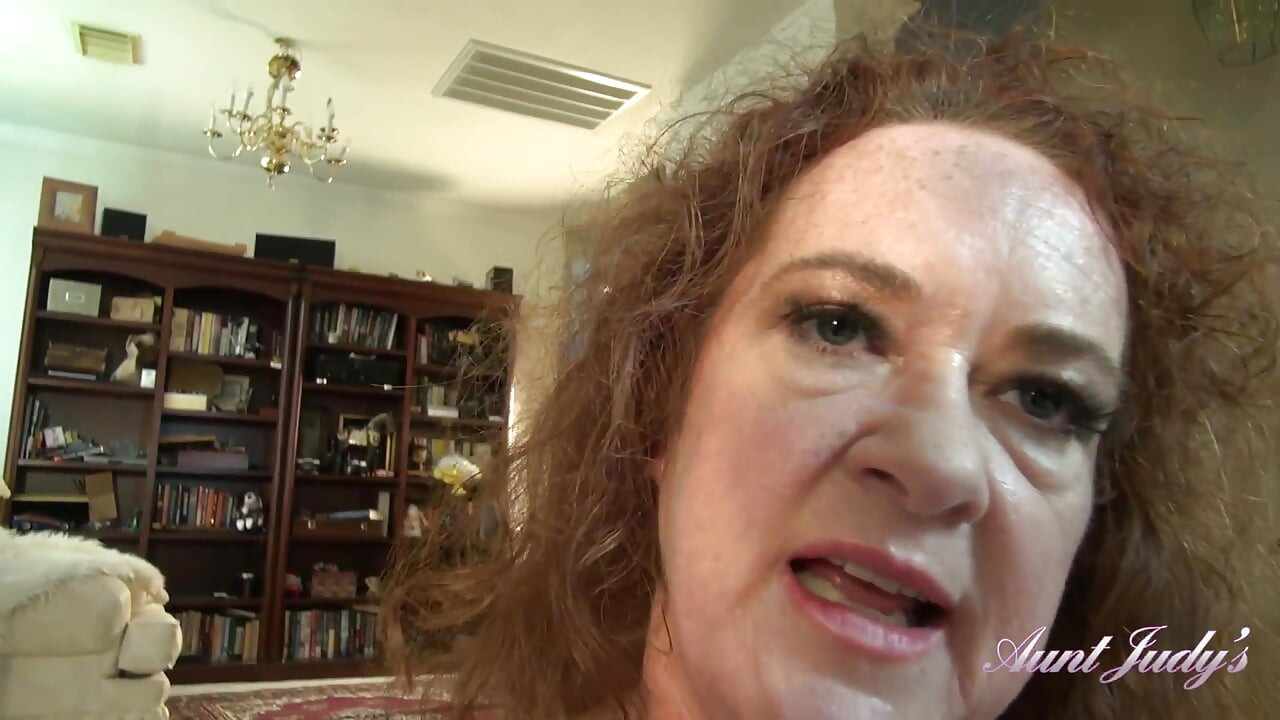 Auntjudys - Your Horny Mature Redhead Step-aunt Mrs. Ginger Gives You a Handjob (pov)
