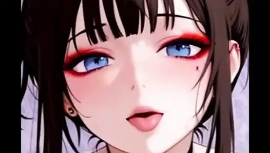 SCHÖNES HENTAI-MÄDCHEN WIRD VON IHREM FREUND RICHTIG HART GEFICKT