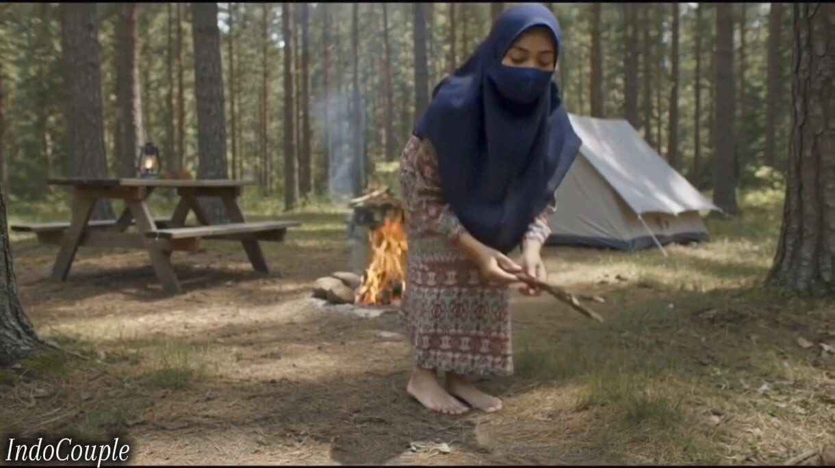 real Husband and wife went for camping to Forest.sex in Forest with blasting sounds