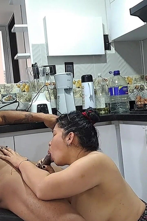 Stepmom Ends up Fucking in the Kitchen